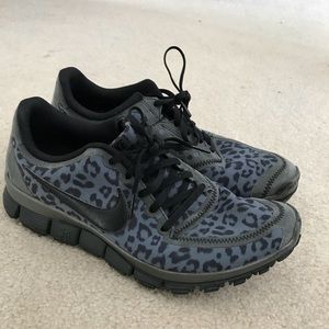 RARE!!: Nike Free 5.0 Black Cheetah Print